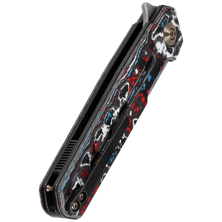 WE Knife Navo Nebula Fat Carbon Fiber, Hand Rubbed Satin CPM 20CV by Ostap Hel (WE22026-4)