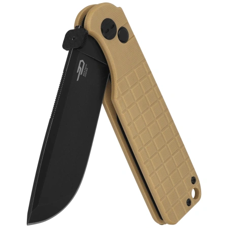 Nóż składany Bestech Glok Khaki G10, Black Stonewashed 14C28N by Keanu Alfaro (BG55C)