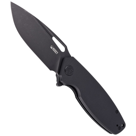 Kubey Knife Tityus Black G10, Dark Stonewashed D2 (KU322C)