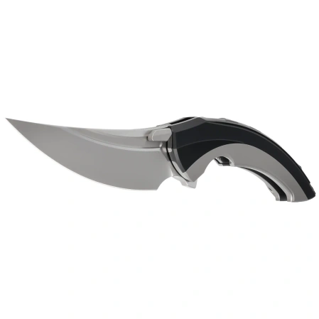 Nóż składany Rike Knife RK-Lamella-BP Black DLC Titanium, Satin M390