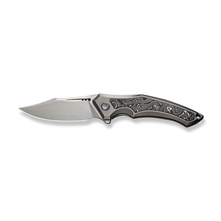 WE Knife Orpheus LE No ???/155 Gray Titanium / Aluminium Foil / CF, Hand Rubbed Satin CPM 20CV (WE23009-2)
