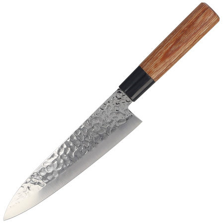 Tsubazo Gyuto Pakka Wood, Tsuchime Daido 1K6 knife (340318)