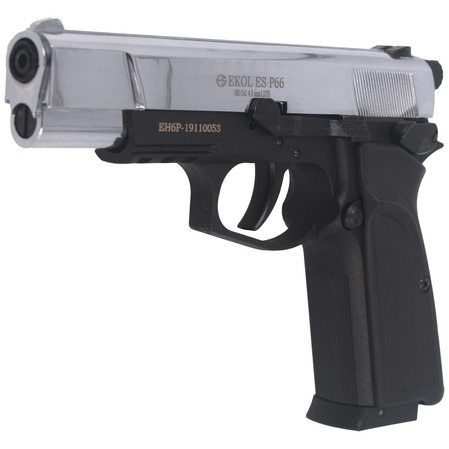 Airgun set 14: Voltran Ekol ES P66 Shiny 4.5 mm Pistol, 1500 BBs, 10 CO₂ cartridges, 100 targets