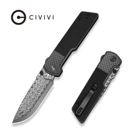 Nóż składany Civivi Zygon Gray Micart, Damascus (C25035B-DS1)