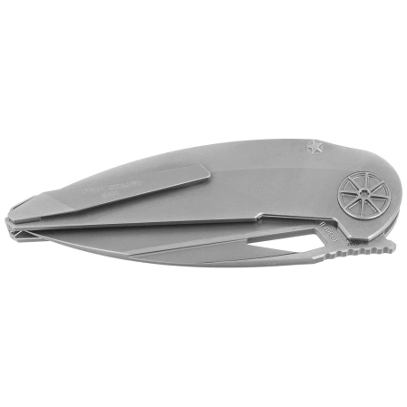 Nóż składany Rike Knife Tissot 2 Titanium, Bead Blasted M390 (RK-Tissot 2-P)