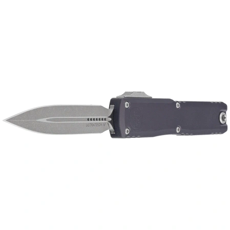 Nóż automatyczny OTF Microtech Ultratech Gen IV D/E Graphite Aluminium, Apocalyptic M390MK by Tony Marfione (11224-10APGP)