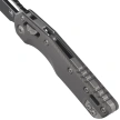 Nóż składany Microtech MSI Mini Ram-Lok S/E Natural Clear Fluted Aluminium, Black M390MK by Tony Marfione (210M-1FLNC)