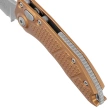 Microtech Stitch-A S/E Automatic Knives Tan Aluminum, Apocalyptic M390MK by Borka Blades and Tony Marfione (169-10APTA)