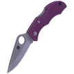 Spyderco Ladybug 3 FRN Purple Plain knife (LPRP3)