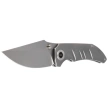 WE Knife Riff-Raff Polished Bead Blasted Titanium, Polished Bead Blasted CPM 20CV by Matthew Christensen (WE22020B-4)
