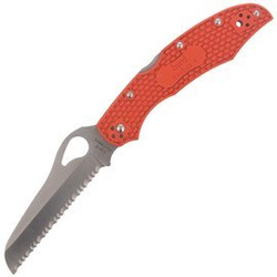 Spyderco Byrd Cara Cara Rescue 2 FRN Orange, SpyderEdge (BY17SOR2)