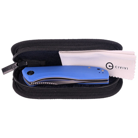 Nóż składany CIVIVI Baklash Blue G10, Satin Finish (C801F)