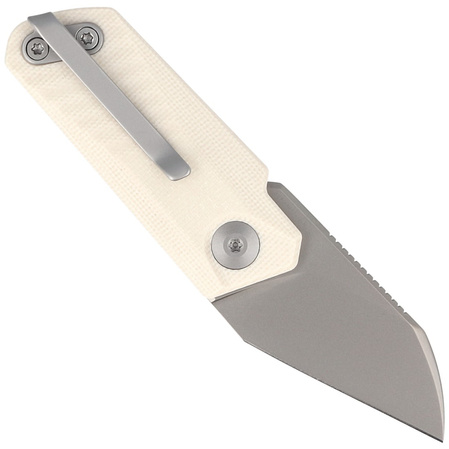 Nóż składany Civivi Ki-V Ivory G10, Silver Bead Blasted 9Cr18MoV by Ostap Hel (C2108C)