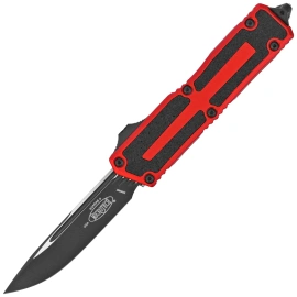 Microtech Scarab II Gen III S/E OTF Knife Red Aluminum, Black M390MK by Tony Marfione (1278-1RD)
