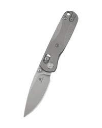 Bestechman Sprite Knife Dark Grey Titanium, Dark Bead Blast Stonewashed M390 (BMK21D)