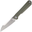 Nóż składany Bestechman Curvee Green G10, Stonewashed/Satin AEB-L by Ostap Hel (BMK20B)
