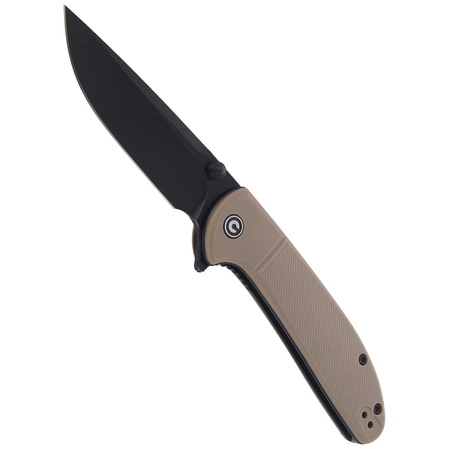 CIVIVI Badlands Vagabond Tan FRN, Black Stonewashed (C2019A)
