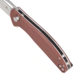 Nóż składany Bestechman Whalefin Brown G10, Stonewashed / Satin D2 (BMK18C)