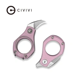 Civivi Pyrus Knife Powder Pink G10, Satin 14C28N by Ostap Hel (C23038-5)
