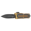 Microtech Scarab II Gen III D/E OTF Knife Tan Aluminum, Black M390MK by Tony Marfione (1280-1TA)