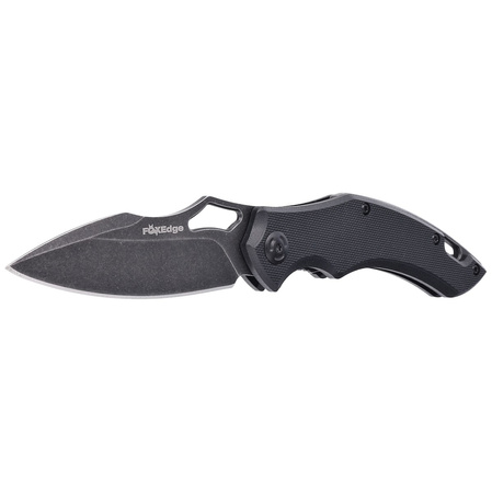 FoxEdge Sparrow Black G10, Stone Washed PVD by Denis Simonutti (FE-034)