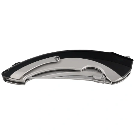 Rike Knife RK-Lamella-BP Black DLC Titanium, Satin M390