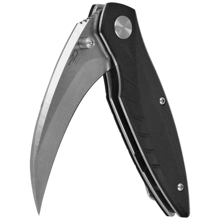 Bestech Mantidae Black G10, Satin/Stonewashed 14C28N by Lucas (BG60A)