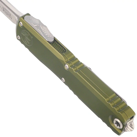 Nóż automatyczny OTF Microtech Ultratech Gen III ZBP T/E OD Green Aluminum, Stonewashed M390MK by Tony Marfione (1123-10OD)