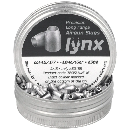 Śrut Coal Lynx HP Slug 16 4.5 mm, 300 szt. 1.04 g / 16.00 gr (300SLH45-16)