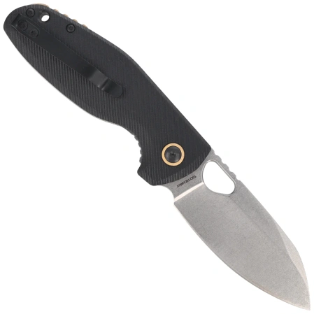 BlackFox Puffy Knife Black G10, Stonewashed 10Cr15CoMov (BF-786 G10B)