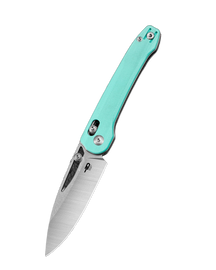 Bestech Cobber Knife Light Blue G10, Satin / Stonewashed 14C28N by Happy as Larry (BG68B)