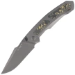 Kizer Feweed Knife Gray Titanium / Toxic Storm Fat Carbon, Gray Stonewashed S90V by Vu Huynh Nam Anh (Ki3694A2)