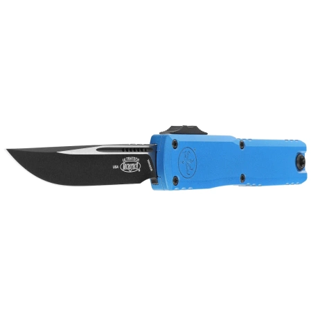 Microtech Ultratech Gen III ZBP S/E OTF Knife Blue Aluminum, Black M390MK by Tony Marfione (1121-1BL)