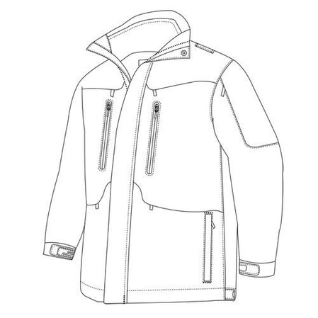 Parka Tru-Spec 24-7 Series Weathershield 3-in-1 Black - 2470