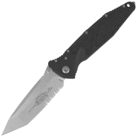 Microtech Socom Elite T/E-E Knife Black Aluminum, Stonewashed P/S M390 by Tony Marfione (161-11)