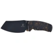 Nóż składany Bestechman Cicada's Wing-TL Brown Resin, Black PVD 10Cr15CoMoV (BMK24-R-4)