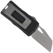 Microtech Exocet II Wharncliffe OTF Knife Black Aluminum, Apocalyptic M390 by Tony Marfione (1156-10AP)