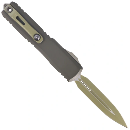Nóż automatyczny OTF Microtech Ultratech Gen IV D/E Magpul OD Green Bazooka Aluminium, Magpul OD Green Bazooka M390MK by Tony Marfione (11224-1MPOD-T10S21)