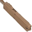Microtech UTX-85 Gen IV D/E OTF Knife Cerakote Tan Aluminum, Cerakote Tan M390MK by Tony Marfione (12324-1CTA)