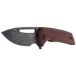 Nóż składany CIVIVI Odium Cuibourtia Wood, Black Damascus by Ferrum Forge Knife Works (C2010DS-1)