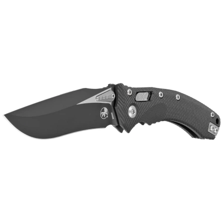Microtech Amphibian Ram-Lok S/E Fluted Black G10, Black M390MK by Tony Marfione Knife (137RL-1FLGTBK)