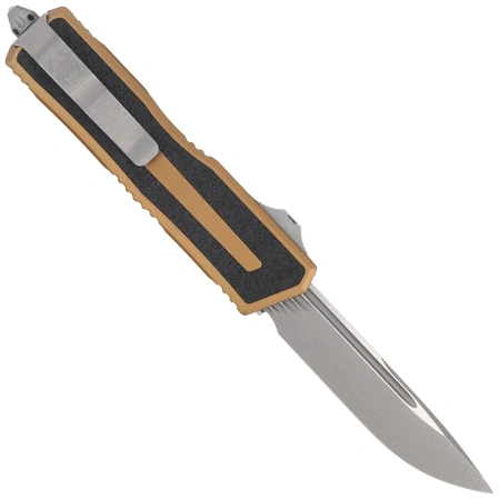 Microtech Scarab II Gen III S/E Knife Tan Aluminum, Apocalyptic M390MK by Tony Marfione (1278-10APTA)