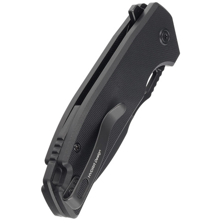 Nóż składany Kubey Knife RDF Black G10, Blackwash AUS-10 by HYDRA Design (KU316A)
