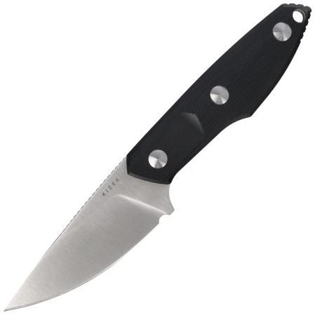 Kizer Splinter Knife Black-Brown G10, Satin AEB-L by Kornel Kiss (1087A1)
