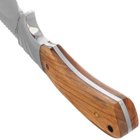 Martinez Albainox Hunting Knife Olive Wood, Mirror 3Cr13MoV (32360)