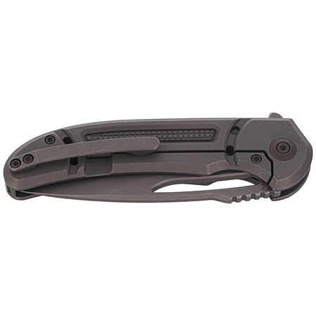 Nóż składany WE Knife Minax Gray Titanium, Gray Stonewashed CPM 20CV by Ferrum Forge (2007B)