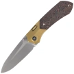 Nóż składany Remette Meteor Gold Titanium/Carbon Fiber, Pearlescent M390 (RTPT-DL)