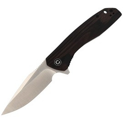 Nóż składany CIVIVI Baklash Black Ebony Wood, Satin Finish (C801E)