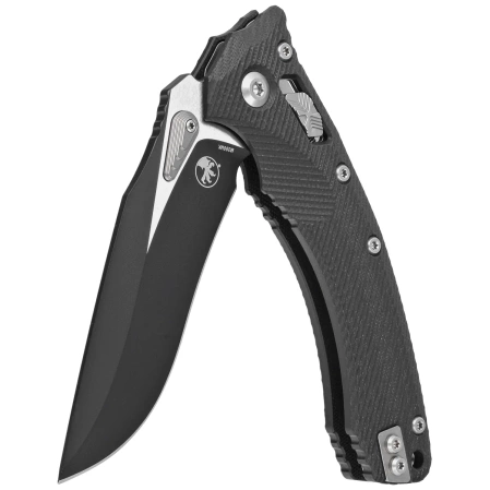 Nóż składany Microtech Amphibian Ram-Lok S/E Fluted Black G10, Black M390MK by Tony Marfione (137RL-1FLGTBK)