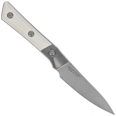 Microtech Pairing Kitchen Knife Ivory G10, Stonewashed MK390 (3500B-10IV)